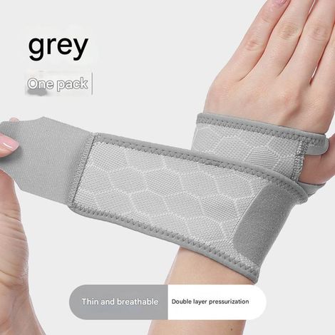 Verstellbare Sport-Handgelenkbandage, atmungsaktives Stützband für Gewichtheben, Badminton und Basketball, rutschfeste Handgelenkmanschette fürs Fitnessstudio