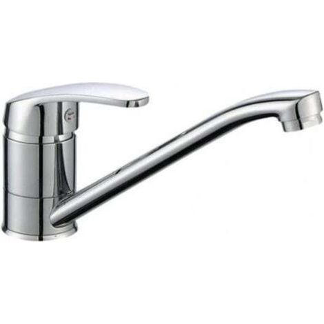 Le robinet d'eau froide et chaude vertical de cuisine à longue bouche peut faire pivoter l'évier du lavabo et le robinet à long cou (1/4)