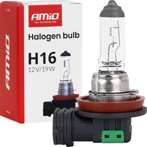 Ampoule halogène H16 12V 19W PGJ19-3 amio-04521 (1/5)