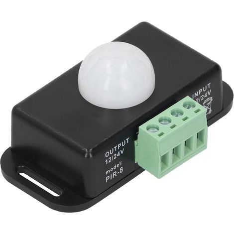 2-teiliger Infrarot-Bewegungsmelder für Schränke, 12-24V LED-Präsenzsensorschalter (1/5)