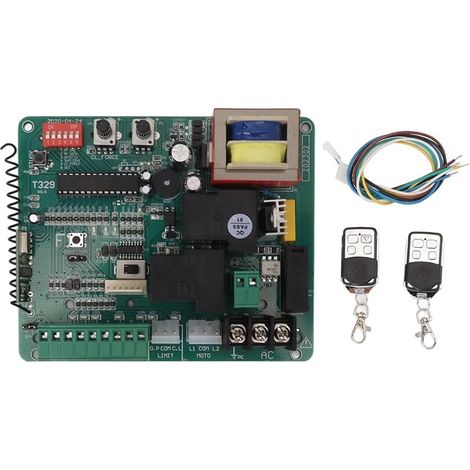 moteur portail coulissant, Panneau de contrôle de moteur pour portail coulissant - Panneau de contrôle électrique sensible du temps, 220 V Pour garage (1/5)