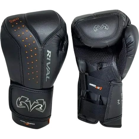 Guantes de boxeo Rival RB10 Intelli-shock Bag negros talla L (1/5)