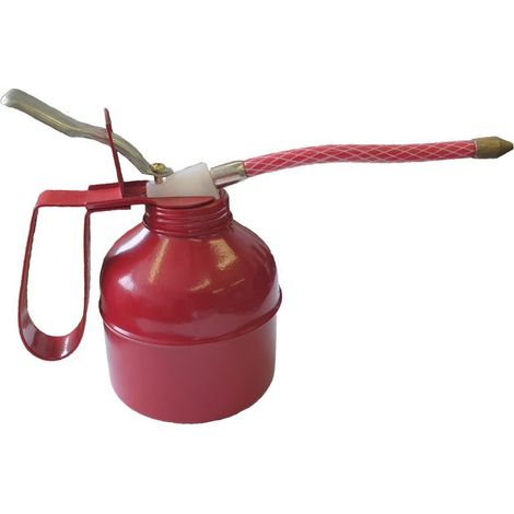 Burette à huile 300 gr – Métallique – Bec coudé pour versement précis – Outil d'entretien pour moteurs (1/2)