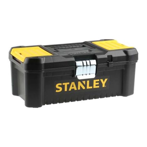 Stanley – Boîte à outils Classic Line 30 cm avec attache métal – 2 organiseurs sur le couvercle – Plateau amovible pour outils longs – Charnière résistante (1/10)