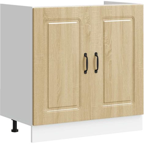 Maison Exclusive - Mueble bajo para fregadero Kalmar roble sonoma
