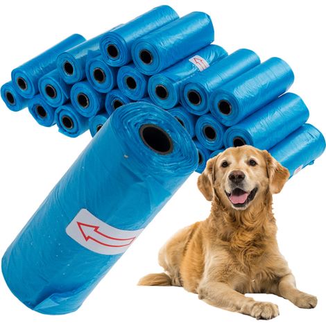 Bolsas TG67395 para excrementos de perro, juego de 375, 25 rollos (1/5)