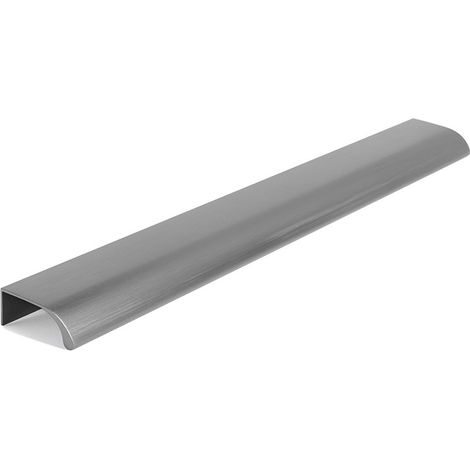 tirador aluminio ona acabado gris cepillado dist. agujero dist. 256mm. (1/3)