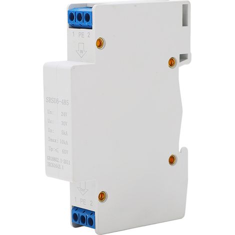 SRSU6-485 Alimentation 24V Rail DIN Protection Surtension Signal Module Parafoudre Industriel (1/5)