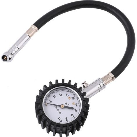 Hochleistungs-Reifendruckmessgerät zur Prüfung des Reifendrucks von Autos und Motorrädern, 60 PSI (1/4)