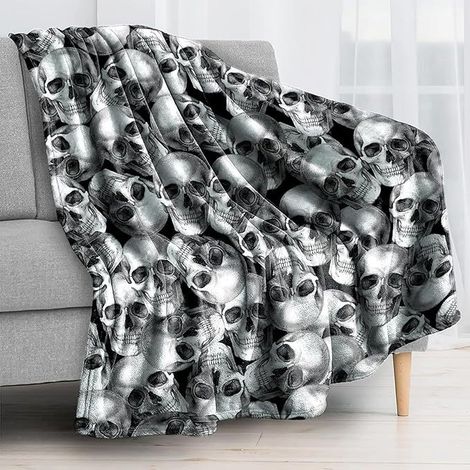 Couverture d'Halloween 75 cm x 100 cm, idéale pour les lits de fête - 39