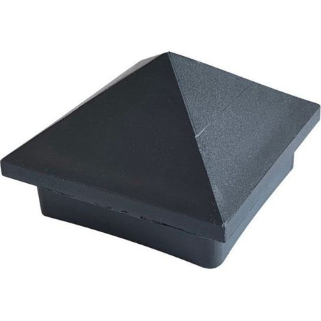Chapeau Pour Poteau - 30x30 mm - PVC - Pour Clôture Extérieure - Lot De 1