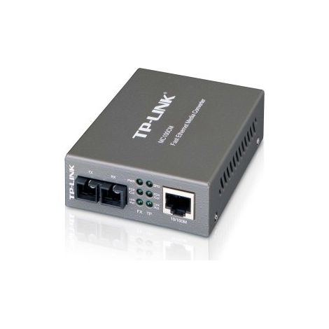 Conversor de medios multimodo Fast Ethernet MC100CM de TP-LINK