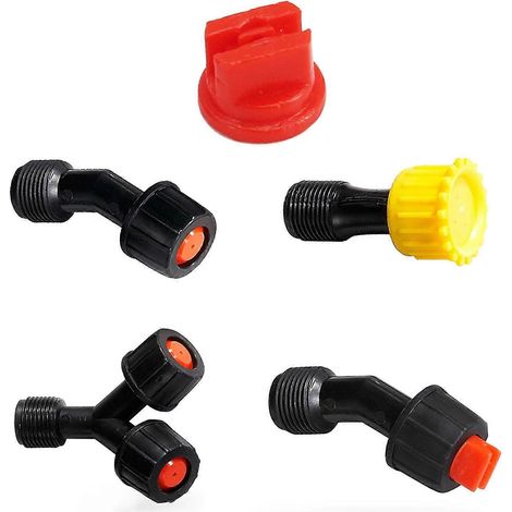 SPRING PARK 16mm Telescoping 4-Pattern Watering Nozzle, Durable PP Material (5Count) (1/5)