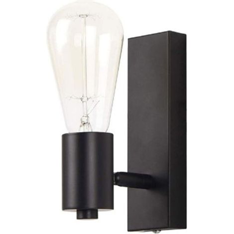 Moderne Applique Murale Éclairage Luminaire Mural Métal Industriel Lampe Murale 350° Rotatif Éclairage Luminaire Mural pour Chambre à Coucher Chevet Bureau Chambre Enfant Porche Allée(Sans Ampoule) (1/5)