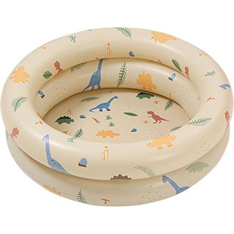 Piscine gonflable dinosaure pour enfants, bébés, tout-petits et adultes, bassin de baignade extérieur, jeux d'eau été, 3 tailles, PVC résistant, parc aquatique portable. (1/5)