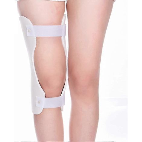 Attelle de genou ANGGREK respirante, orthopédique, immobilisatrice, manchon de compression, orthèse de maintien de jambe droite pour l'arthrite et les blessures sportives (genou gauche) (1/5)