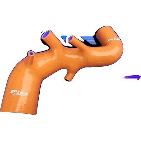 Kit di tubi in silicone, materiale resistente, prestazioni migliorate, arancione (1/2)
