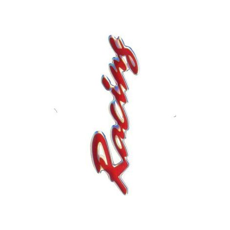 Sticker Racing superdettagliato 3D Rosso (1/4)