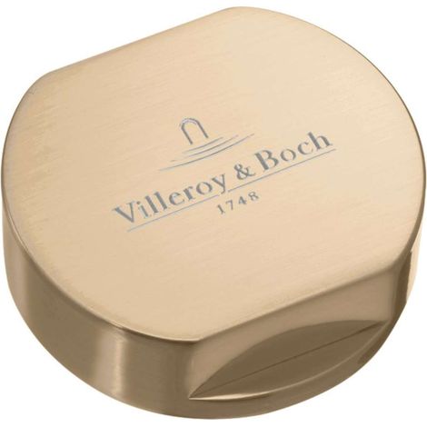 Villeroy & Boch - Manopola di comando eccentrico per lavello singolo, color oro 94052603
