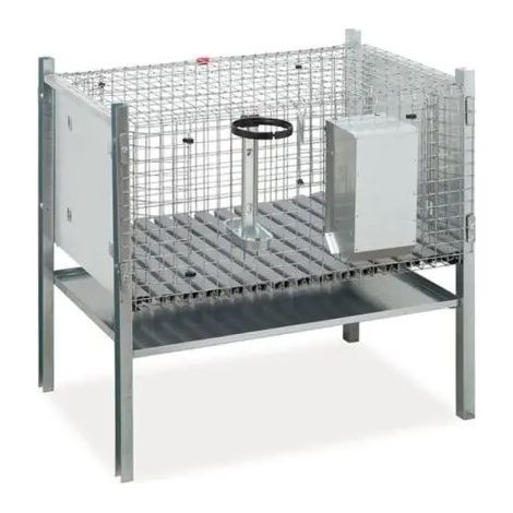 CONIGLIERA PER MASCHIO E FECONDAZIONE CM 70X53X70H