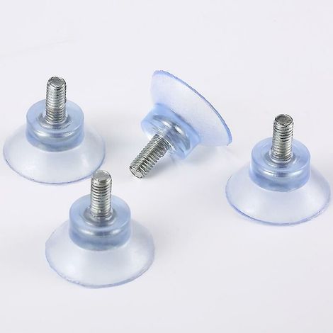 Der Schraubsaugnapf für den Innenbereich ist sicher und fest, 8 mm (4 Stück). (1/5)