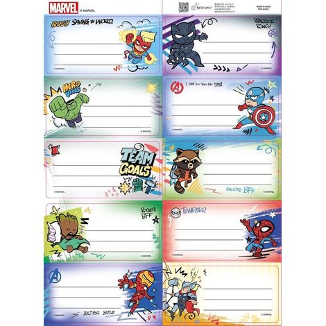 Autocollants pour carnet Avengers
