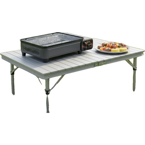 Parrilla de gas butano, hierro fundido, acero, independiente, 41,5 x 28 x 11 cm, 3,2 kg (1/5)
