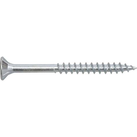 [NEUWERTIG] B-Ware SWG Spanplattenschraube Holzschraube Innensechsrund Stahl 6 mm 80 mm 200 Stück (1/2)