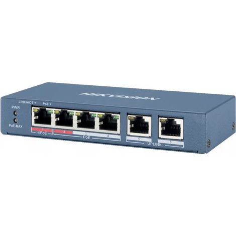 SWITCHE POE 4 PORTS 2 LINK