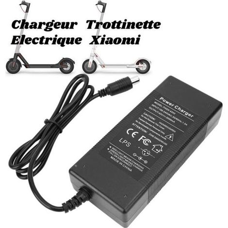 Chargeur de batterie adaptateur scooter électrique 42V 2A pour Xiaomi 220V avec cordon d’alimentation YUY51 (1/4)