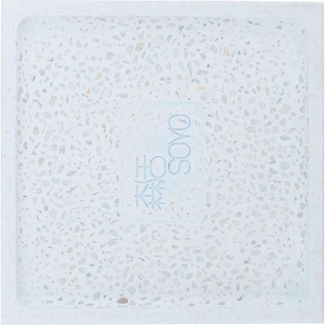 Porte-savonnette en Terre de Diatomée Bleu Absorbant L'humidité Fond Plat Antidérapant pour Salle de Bain, Plateau à Savonnette Décoratif et Pratique (1/5)