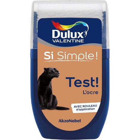 Dulux Valentine Si Simple - Peinture toutes pièces - Testeur Mat L'Ocre 30 mL