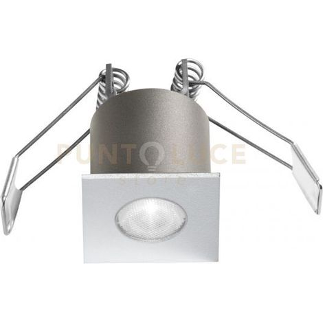 GFA1092C- FARETTO DA INCASSO ANTIABBAGLIO A LED 3000K 230LM 3W BIANCO QUADRATO