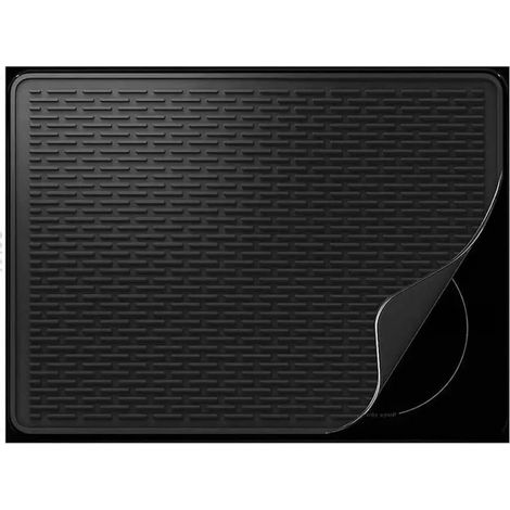 Couvercle en Silicone 71x51 cm, Protection Plaque à Induction et Électrique, Tapis de Cuisine Multifonction, Résistant à la Chaleur, Facile à Nettoyer, Empêche Rayures et Déversements (1/5)