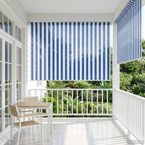 vidaXL Store enrouleur extérieur à 90% de blocage UV 220 x 230 cm HDPE