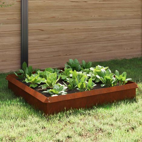Schneckenzauns 8 pcs Rostig Wetterfeststahl