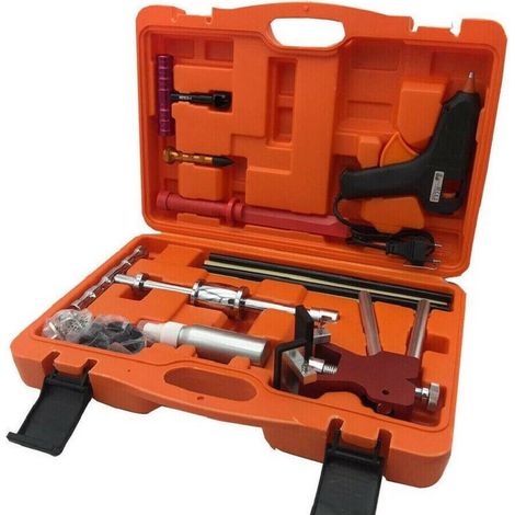 TRADE SHOP - Kit 28 Pz Riparazione Ammaccature Botte Auto Tira Bolle Bozze Senza Verniciatura - (1/5)