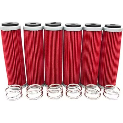 Juego de 6 filtros de aceite y combustible para motocicletas ZONGSHEN NC250 NC450, motor KAYO RX3, Motoland BSE AVANTIS BRZ FXMOTO X3 (1/2)