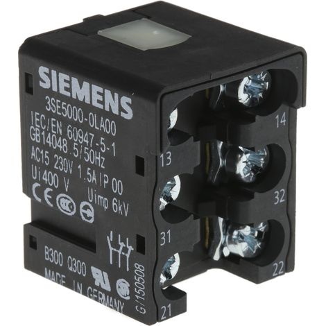 Bloc de contact Siemens 3SE5 ( Prix pour 1 )