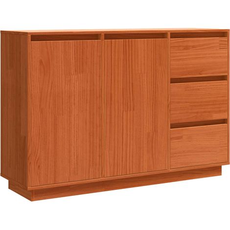 Maison Exclusive - Aparador Roble Marrón 111 x 34 x 75 cm Madera