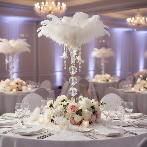 vases en cristal transparent pour fleurs, 63 cm, vases trompettes en acrylique pour centres de table, mariage, réception, fête, événement, décoration d'intérieur (1/4)