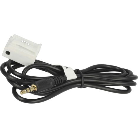vhbw AUX Audio Adapter Cable Radio (120 cm) compatible with Citroen MY2004-2001 C4 Car, Car Radio