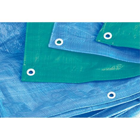 Sealey Tarpaulin 3.05 x 3.66m - Green TARP1012G (1/2)