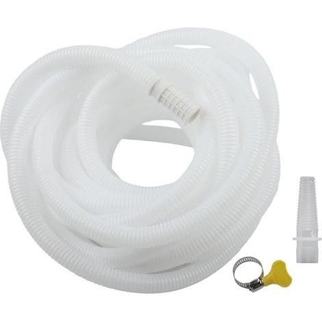 de vidange extensible en TPE avec pince et connecteur pour (1/4)