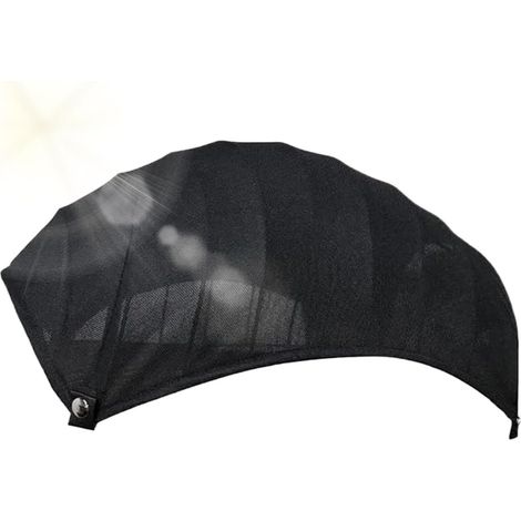 Housse de panier de vélo, auvent pliable, protection UV avec couche robuste, coupe-vent et élégante, 60 x 38 cm (23,62 x 14,96 pouces), idéale pour le cyclisme et les déplacements en plein air et en é (1/5)