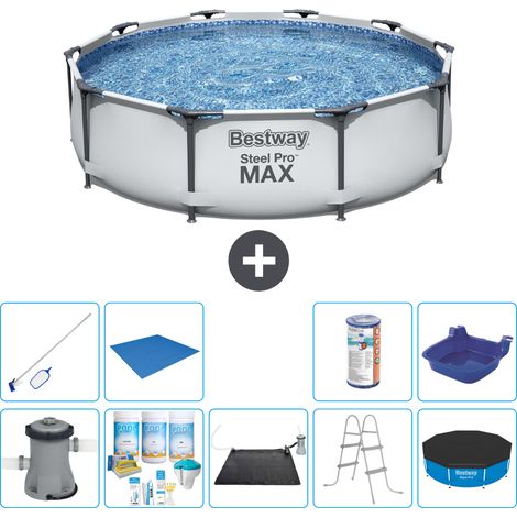 Bestway Bestway Steel Pro MAX Ronde - 305x76 cm - 10-pièces S21669 (1/5)