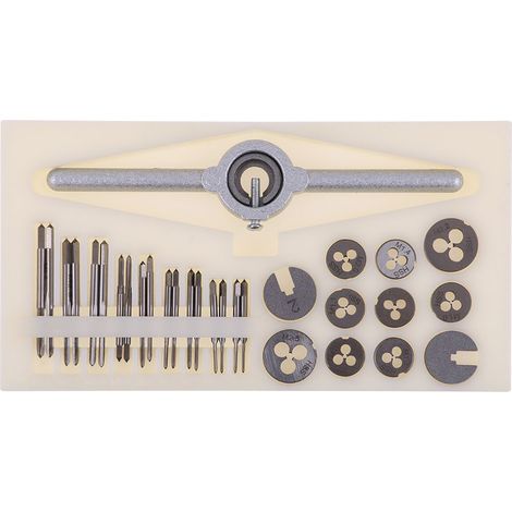 31PC Hahn & Teller Mini Set,Gewindeschneid-Satz (1/5)