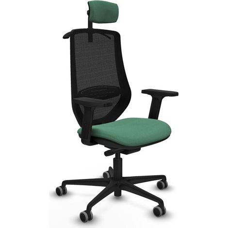 Piqueras y Crespo D036G2H Chaise de bureau vert émeraude (1/3)