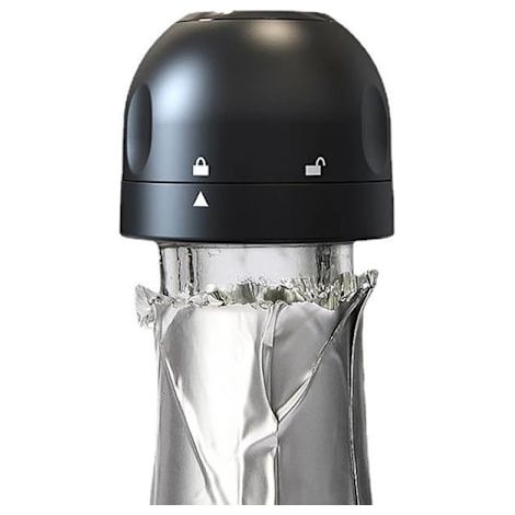 Bouchons en liège pour vin et champagne - Lot de 3 noirs pour bouteilles de champagne, de vin et de champagne-AquaForge (1/3)