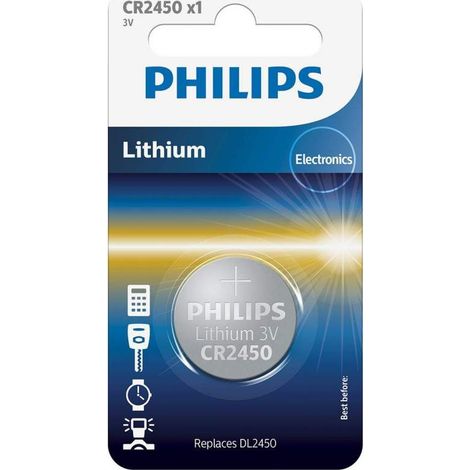 Philips Pile bouton CR 2450 3 V 1 pc(s) lithium Minicells (1/2)